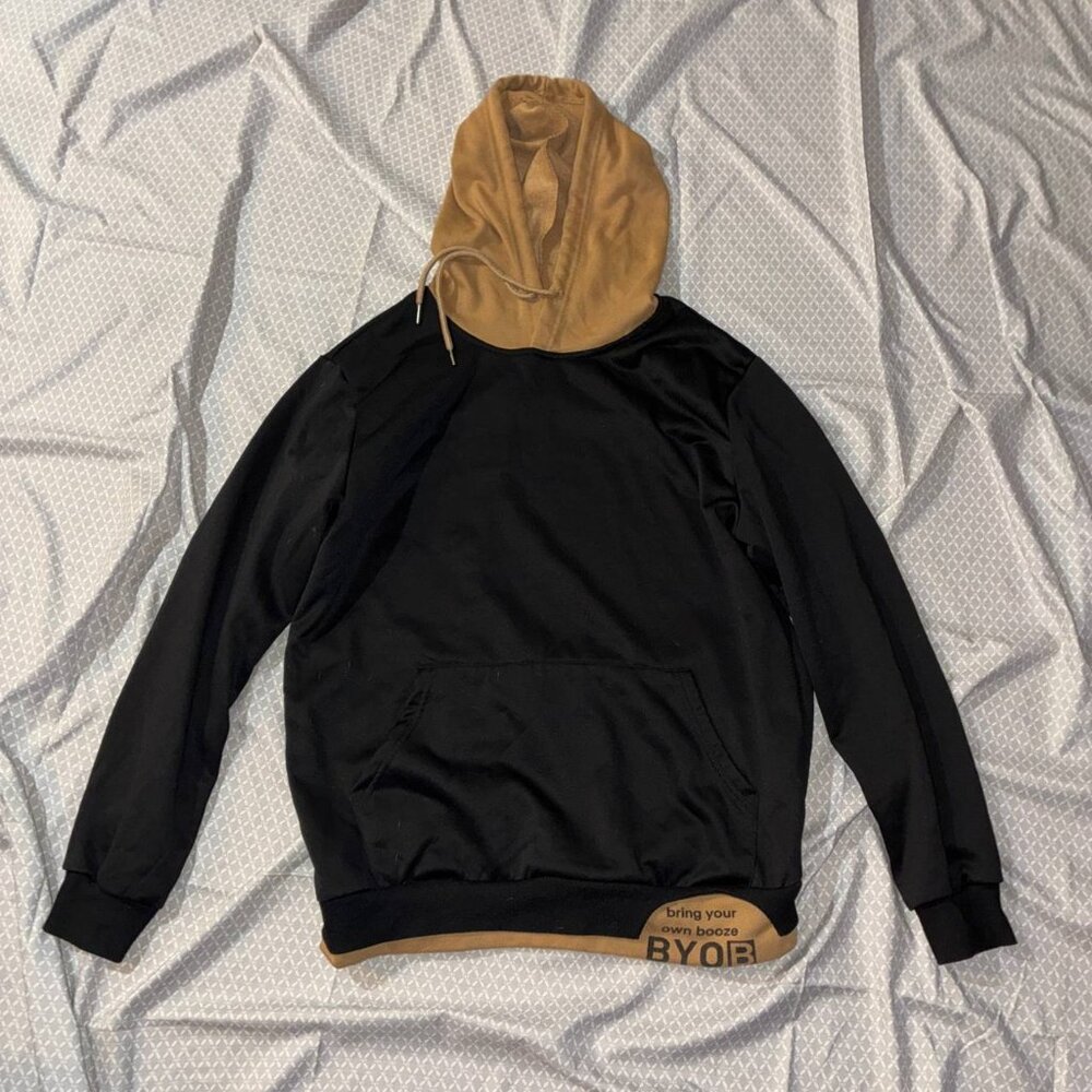 Shein BYOB bring your own booze black and brown Hoodie XL